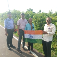 Har Ghar Tiranga Campaign organised by Tripura University in the adopted villages